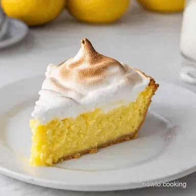 Sunshine on a Plate Best Lemon Meringue Pie with Pie Recipe Recipe Card