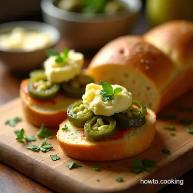 Sweet Heat Bread Butter Jalapenos Refrigerator Pickles Recipe Card