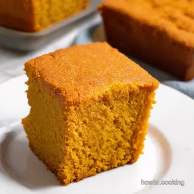 Sweet Potato Sunrise Cornbread Southern Comfort Baking Recipe Card