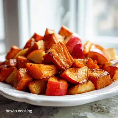 Roasted Sweet Potatoes and Apples in 55 Min Recipe Card