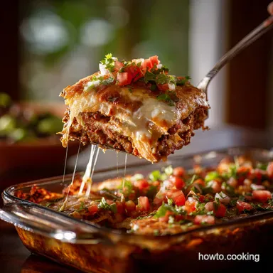 Easy Taco Lasagna Recipe The Ultimate CrowdPleasing Fiesta Bake Recipe Card