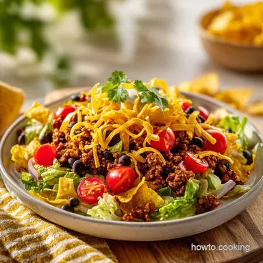 Taco Salad Recipe with Ground Beef in 20 Min