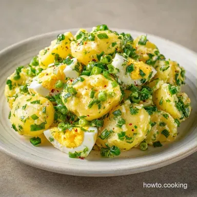 Tangy Southern Potato Salad: Creamy Recipe Card