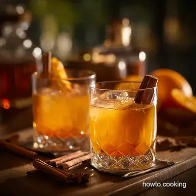Thanksgiving Big Batch Cocktails: Easy Make-Ahead Maple Bourbon Punch Recipe Card