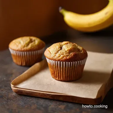 My GoTo Moist Banana Muffin Recipe Seriously Good Recipe Card