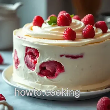 My Go-To Vanilla Bean Wedding Cake Recipe with Raspberry Swirl