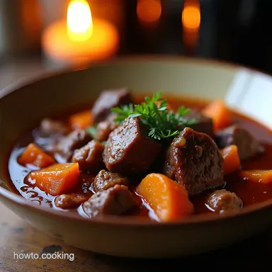 The Conjurors Deep Dark Beef Stew Recipe Recipe Card