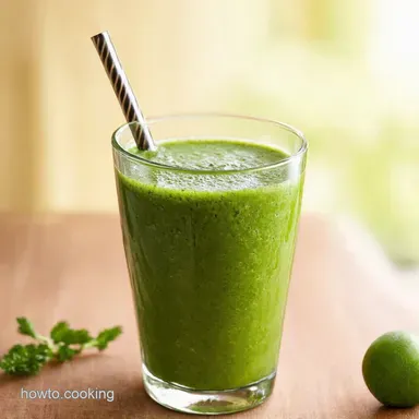The Emerald Elixir Best Green Smoothie Recipe Recipe Card