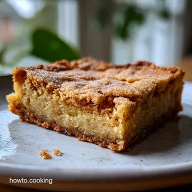 My Best Chewy Cinnamon Sugar Blondies Recipe Snickerdoodle Upgrade Recipe Card