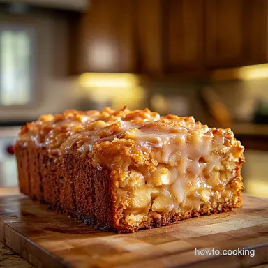 My Easy Amish Apple Fritter Bread The Perfect Fall Sweet Bread Loaf Recipe Card