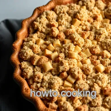 The Ultimate Apple Crumble Pie presentation