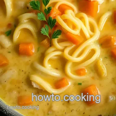 The Ultimate Creamy Chicken Noodle Soup: Grandma's Secret! Recipe Card