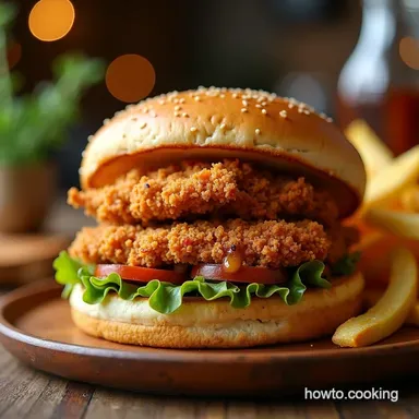 Crispy Vegan Chicken Sandwich Better Than Nandos Recipe Card