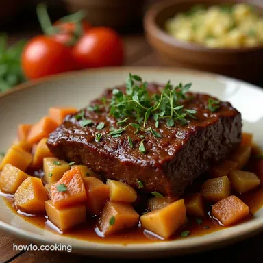 Crockpot Beef Short Ribs ForkTender Magic Recipe Card