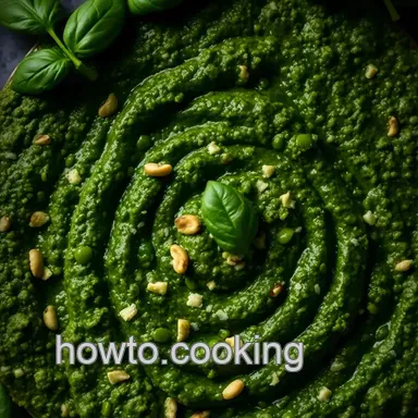 The Ultimate Fresh Basil Pesto (Genovese Style) presentation