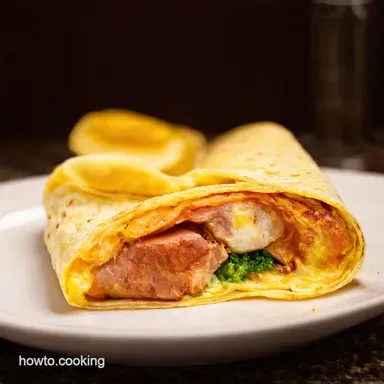 Full English Breakfast Wrap My Quick Easy Recipe Recipe Card