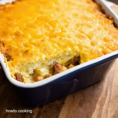 My Ultimate Make Ahead Egg Casserole Recipe Sausage Cheddar Recipe Card