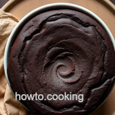 The Ultimate One-Bowl Chocolate Cake presentation