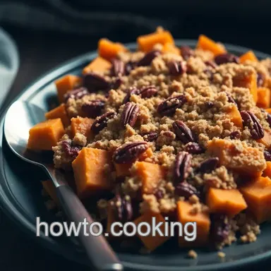 The Ultimate Sweet Potato Casserole Recipe: Pecan Crumble! Recipe Card