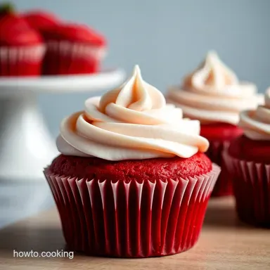 My Go-To Red Velvet Cupcake Recipe: Decadently Moist! Recipe Card