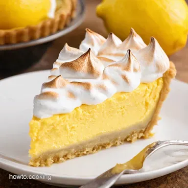 Classic Lemon Meringue Pie Recipe A Zesty Showstopper Recipe Card