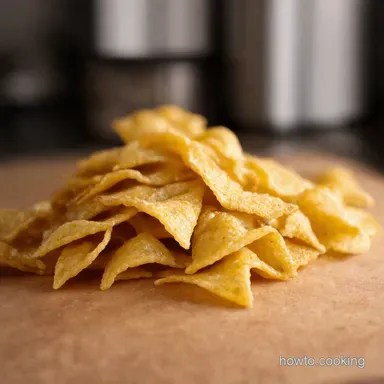 TikTok Pasta Chips Crispy Crunchy Italian Snack Recipe Card