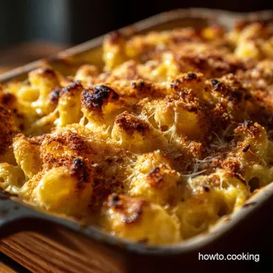 Tinis Viral TikTok Mac and Cheese: The Ultimate Five-Cheese Baked Recipe Recipe Card