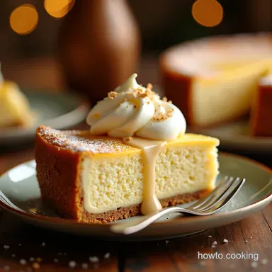 Tis the Season for Eggnog Cheesecake Recipe Card