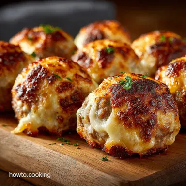 Touchdown Cheeseburger Bombs Game Day appetizers Cheeseburger bombs Recipe Card