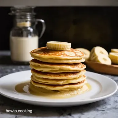 2 Ingredient Healthy Dessert My Banana Pancake Hack Recipe Card