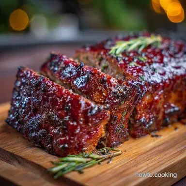 Smoked Meatloaf Recipe The Best Traeger BBQ Bark Moist Crumb Recipe Card