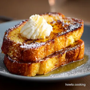 French Toast Recipe: The Ultimate Golden Brioche Vanilla Custard Recipe Card