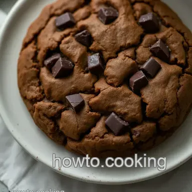 Ultimate Double Chocolate Chunk Cookie: My Family's Favorite Recipe Recipe Card