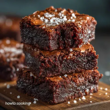 The Ultimate Fudgy Brownies Recipe Achieve that Perfect Crinkle Top Recipe Card
