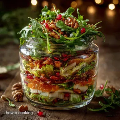 Salad Hack: Keep Salad Fresh For A Week With The Layered Jar Method Recipe Card