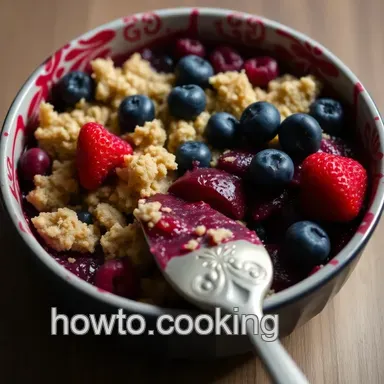 Ultimate Mixed Berry Crumble Recipe: A Simple, Sweet Delight Recipe Card