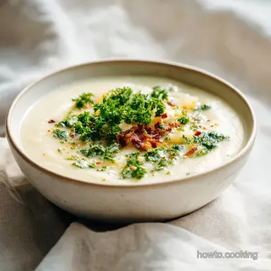 The Ultimate Potato Soup Recipe in 40 Minutes Recipe Card