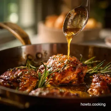 Rosemary Chicken Sauce The Velvet Pan Jus Recipe Ready in 30 Mins Recipe Card