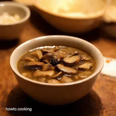 Umami Shiitake Mushroom Soup My Familys Secret Recipe Recipe Card