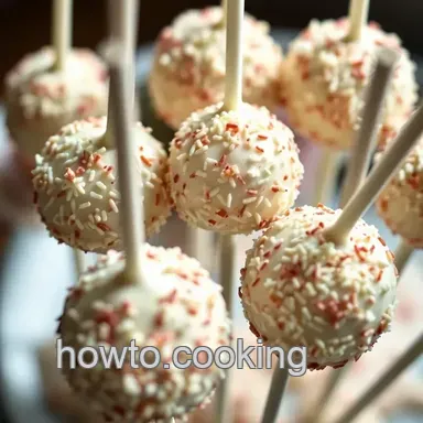 How Do You Make Cake Pops? Easy Vanilla Sprinkle Recipe Recipe Card