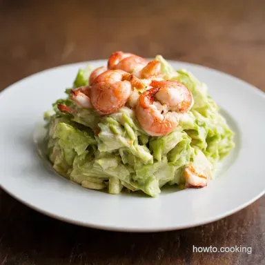 Vegan Kani Salad Crabless Creamy Delight Recipe Card