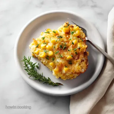 Corn Casserole with Cream Cheese in 55 Min Recipe Card