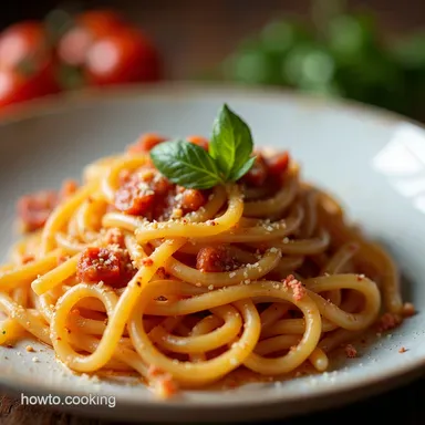 Velvety Pasta e Piselli Quick Creamy Italian Pasta with Peas Recipe Card