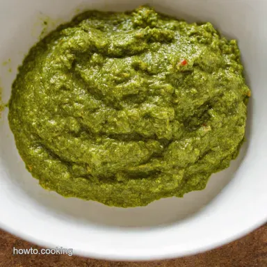 Vibrant Basil Pesto Easy Homemade Pesto Recipe Recipe Card