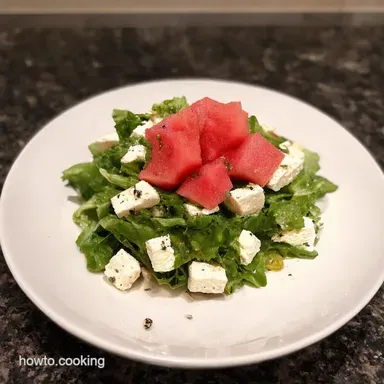 Wow what a combo My Spicy Watermelon Feta Salad Secret Recipe Card