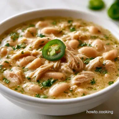 Instant Pot White Chicken Chili Recipe Card