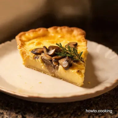 Wild Mushroom Tart My Gruy&egrave;re Thyme Dream Recipe Card