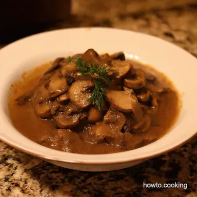 Rich Mushroom Gravy Woodland Wonder Recipe Recipe Card