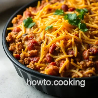 Easy Zesty Mexican Tortilla Casserole: A Family Favorite Recipe Recipe Card