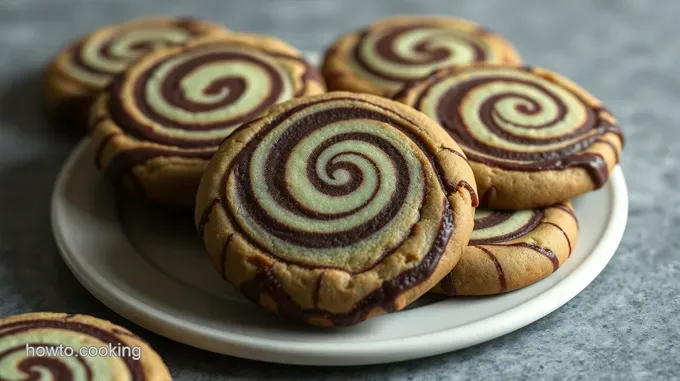 Andes Mint Chocolate Swirl Cookies